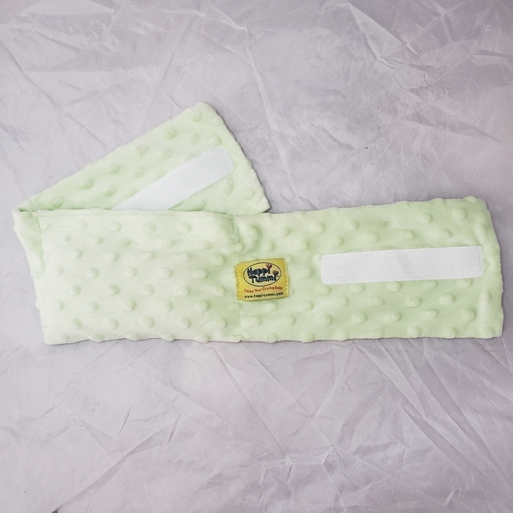 Happi Tummi Baby Belly Ache Gas Pain Soother Herbal Heat Pack Wearable Band 22"